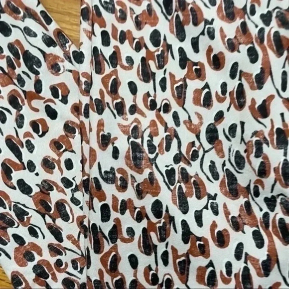 Daily Practice by Anthropologie High Rise Leggings Neutral Animal XS NWOT - Picture 4 of 5